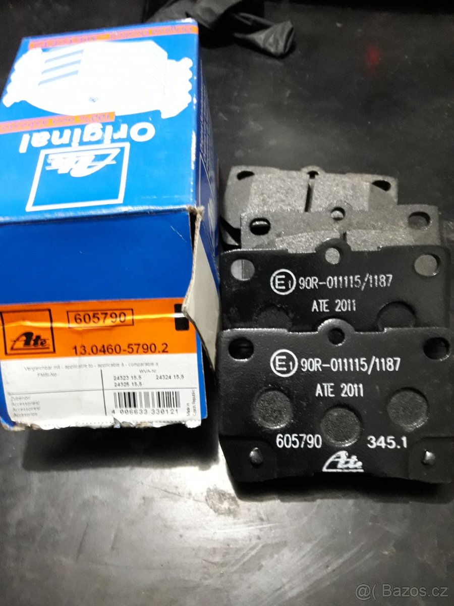 Zadní destičky na Luxus GS