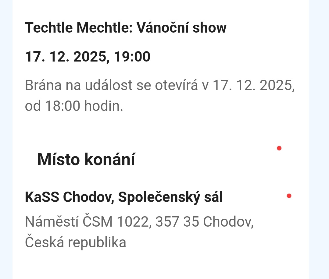 Techtle mechtle, Chodov