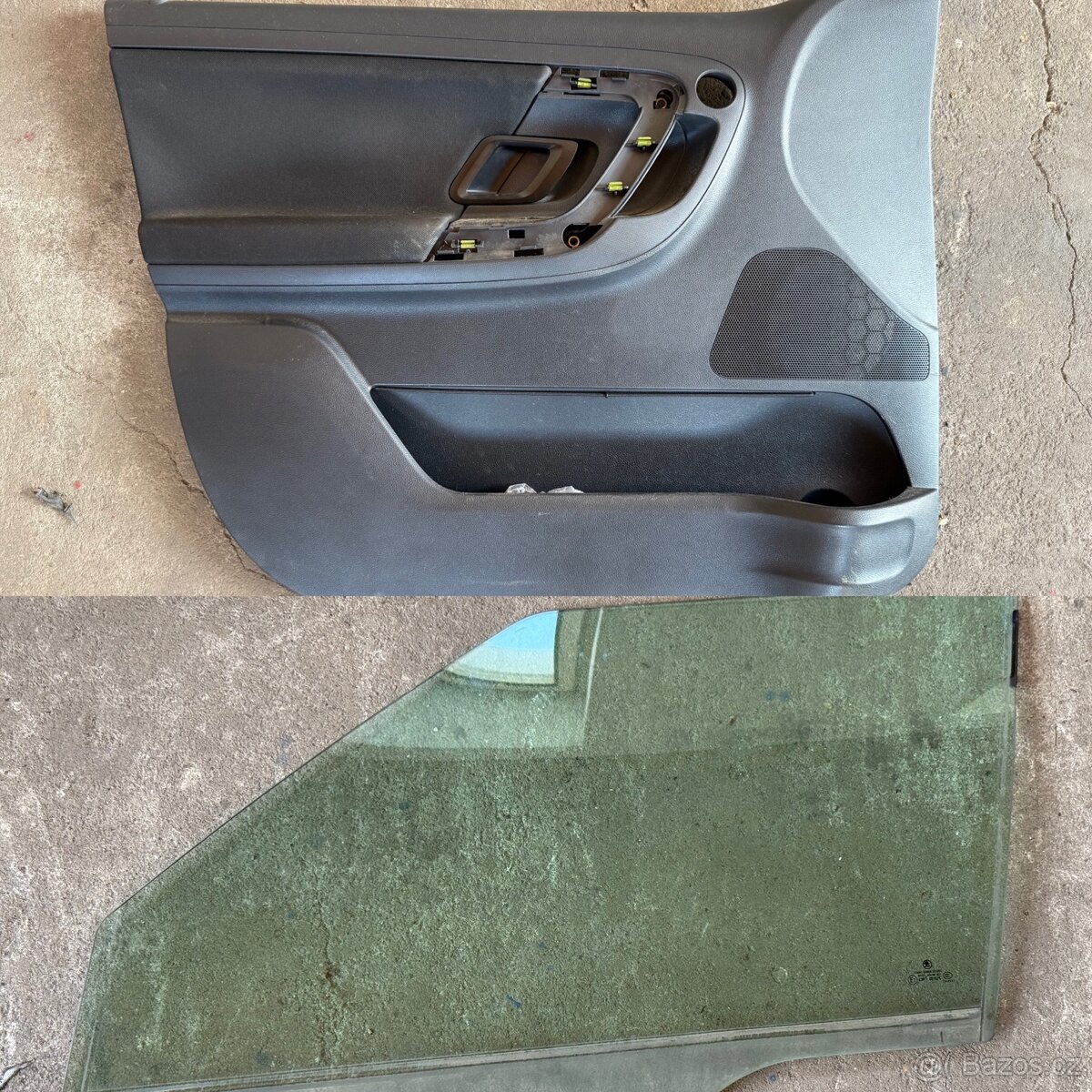 LP tapec a LP okno Škoda Fabia II