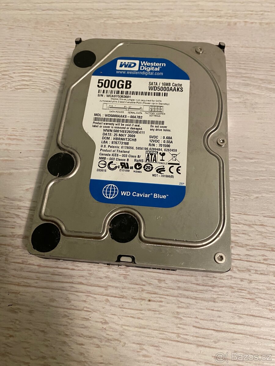 HDD Western Digital 500GB