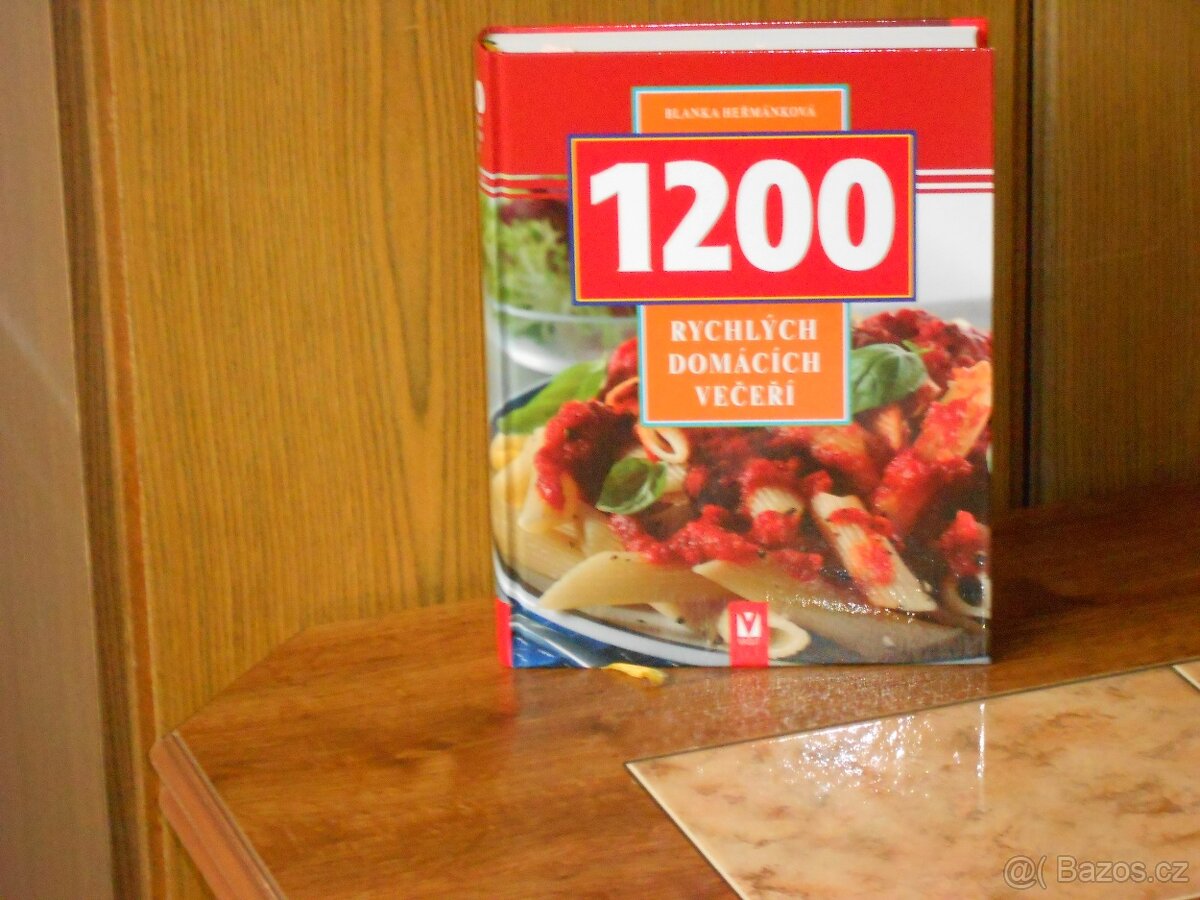 Kniha -1200 rychlých domácích večeří.