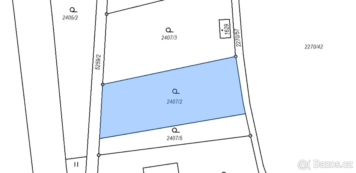 Prodej stavebního pozemku, 1015 m2, Vizovice