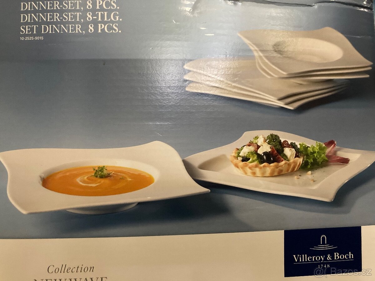 Sada talířů-Villeroy-Boch,Kahla,Loberon-Nové