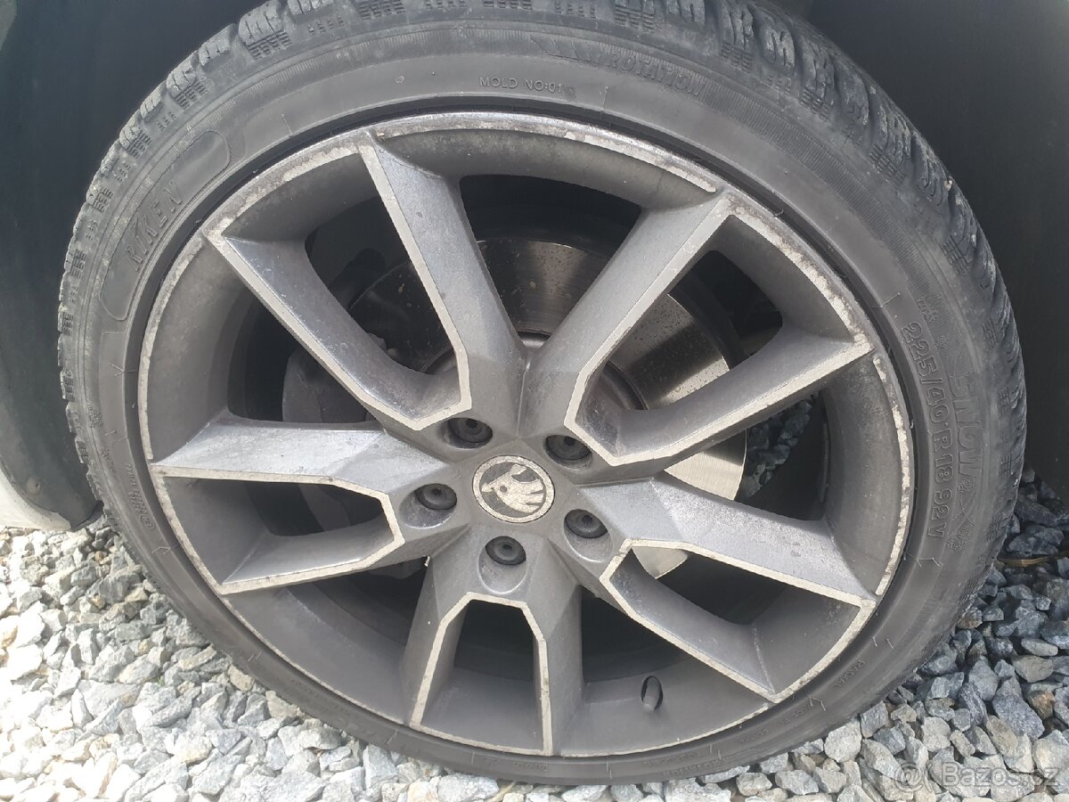 Alu kola originál Škoda Gemini Octavia 3 RS