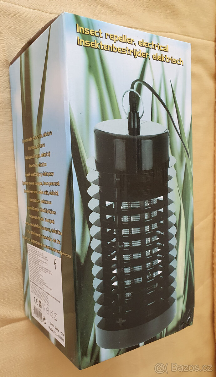 nový elektrický lapač hmyzu balkon/zahrada