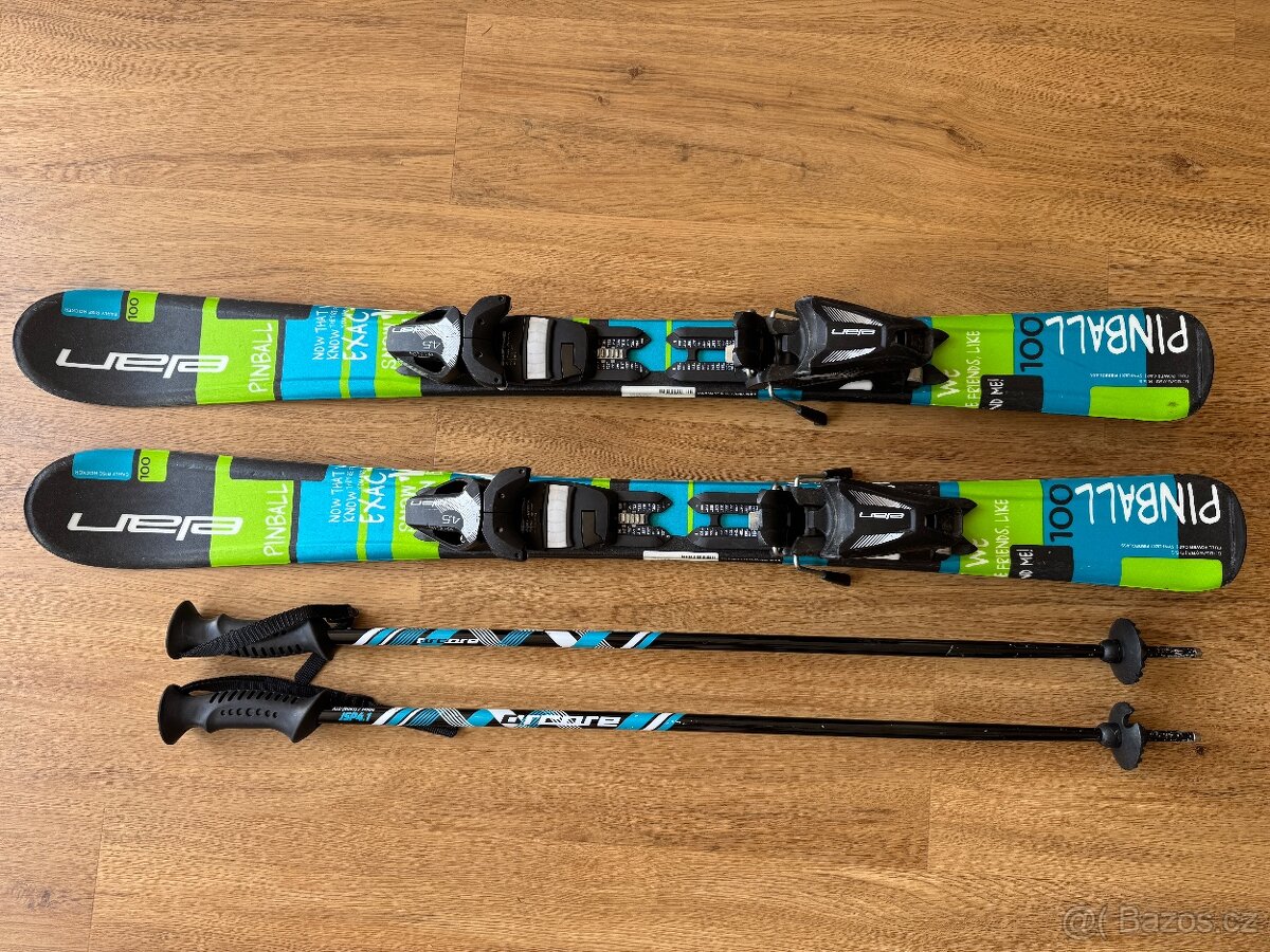 Lyžařský set pro dítě 6-9 let: lyže a hůlky