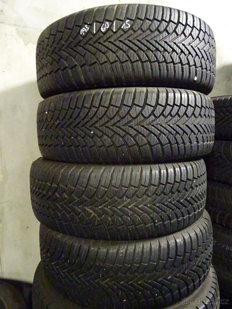 Celoroční pneu Lassa, 195/60/15, 4 ks, 7 mm