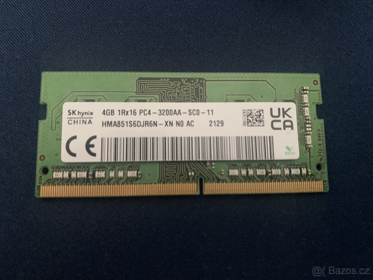 4GB DDR4 RAM Hynix pro notebook
