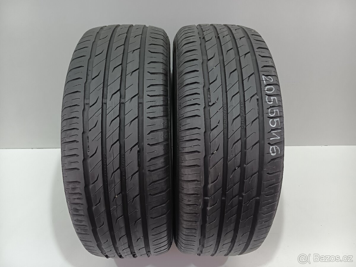 2ks letní pneu 205/55/16 Semperit