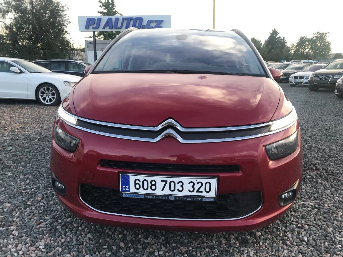 Citroën Grand C4 Picasso 1.6i 115 KW,Exklusive,TV,ČR...