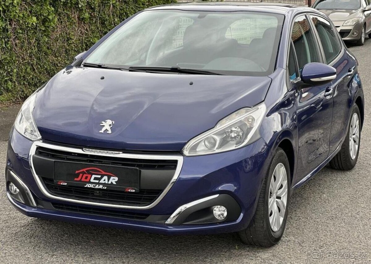 Peugeot 208 1.2i KLIMA TEMPOMAT PŮVOD ČR manuál 60 kw