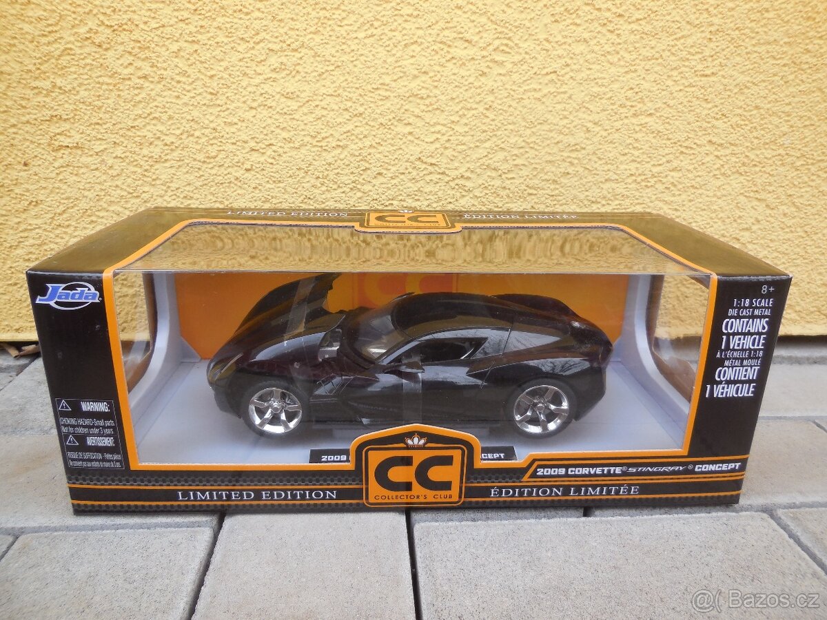 2009 Chevrolet Corvette Stingray Convertible - 1:18 JADA