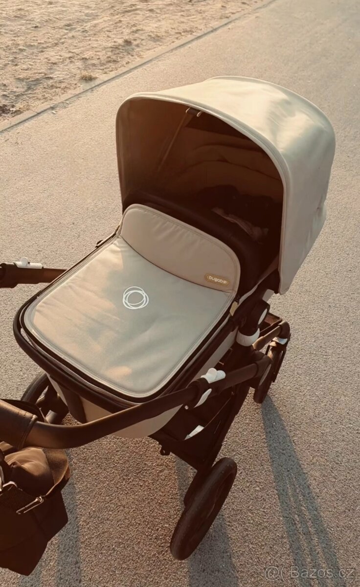 Kočárek Bugaboo fix cub + autosedačka 0-12 m.
