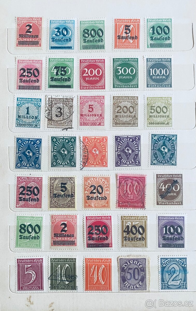 Poštovní známky Deutsches Reich