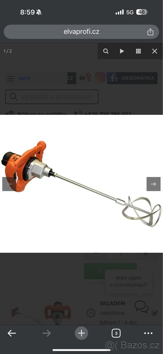 Míchadlo ATIKA RW 1400