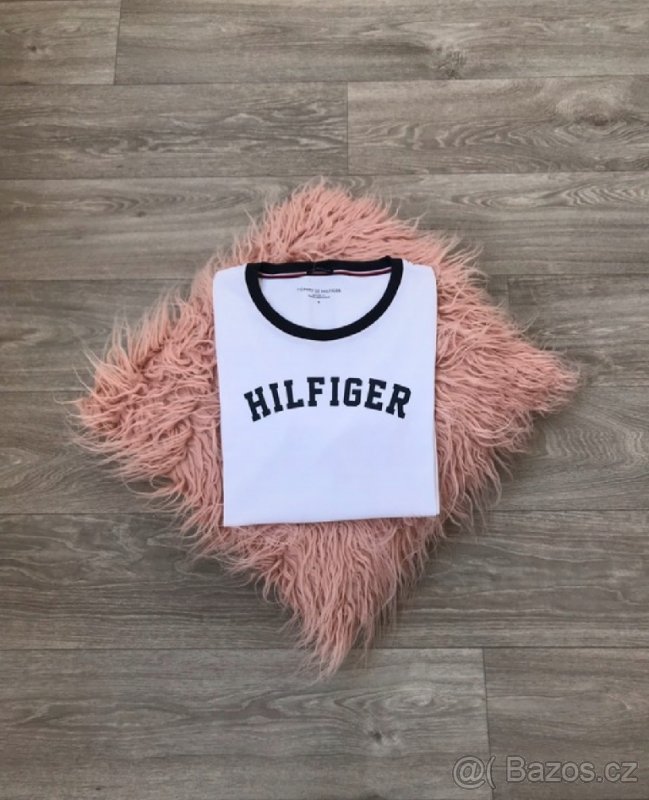 Krásné bílé tričko Tommy Hilfiger