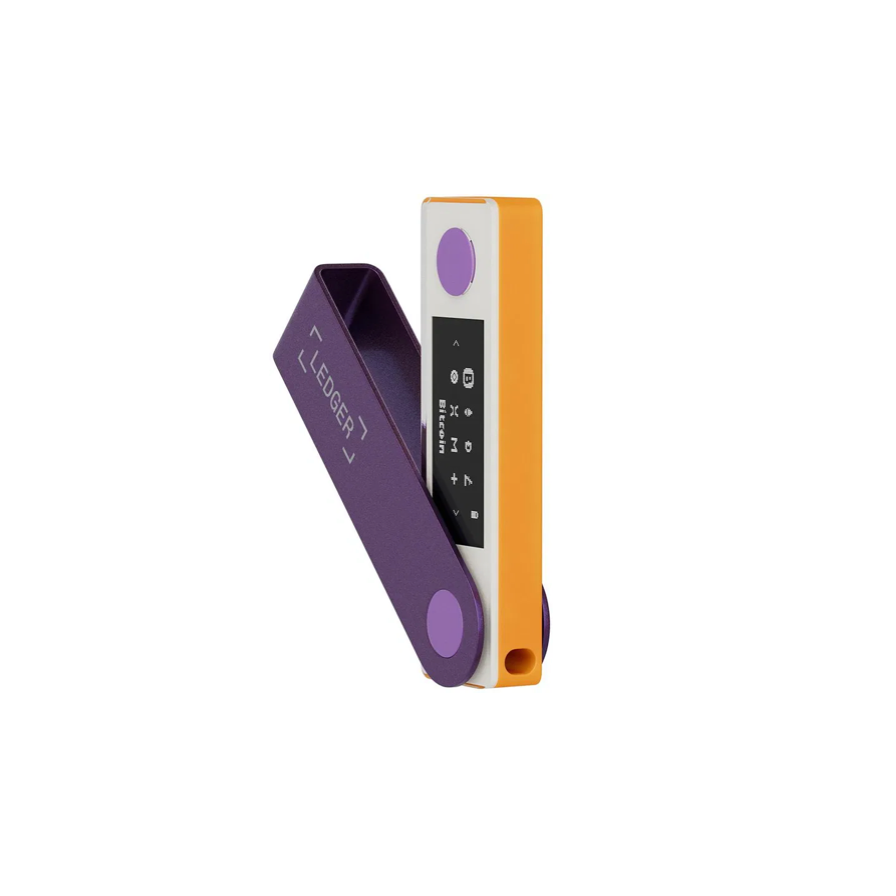 Ledger Nano X peněženka Cold crypto Hardware wallet retro