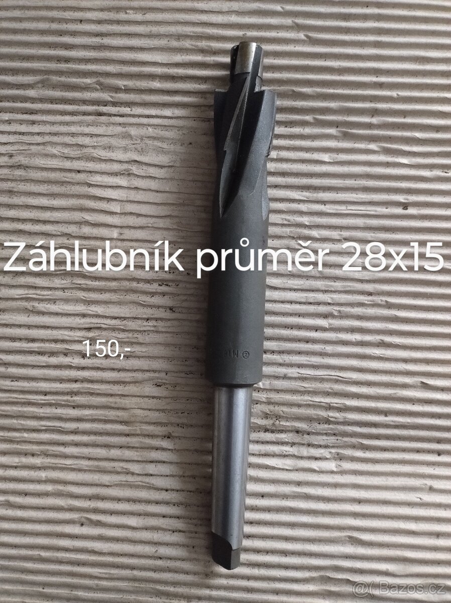 Záhlubník průměr 28x15