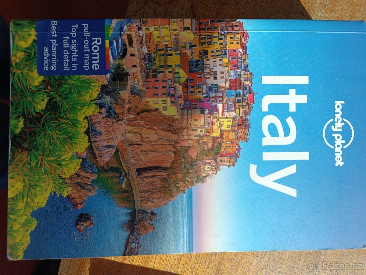 Průvodce Itálie Lonely planet v angličtině