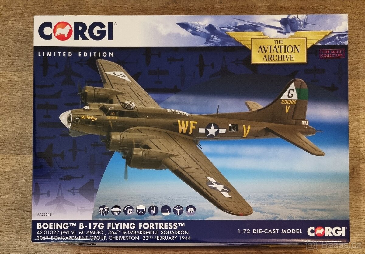 KOVOVÝ MODEL B17