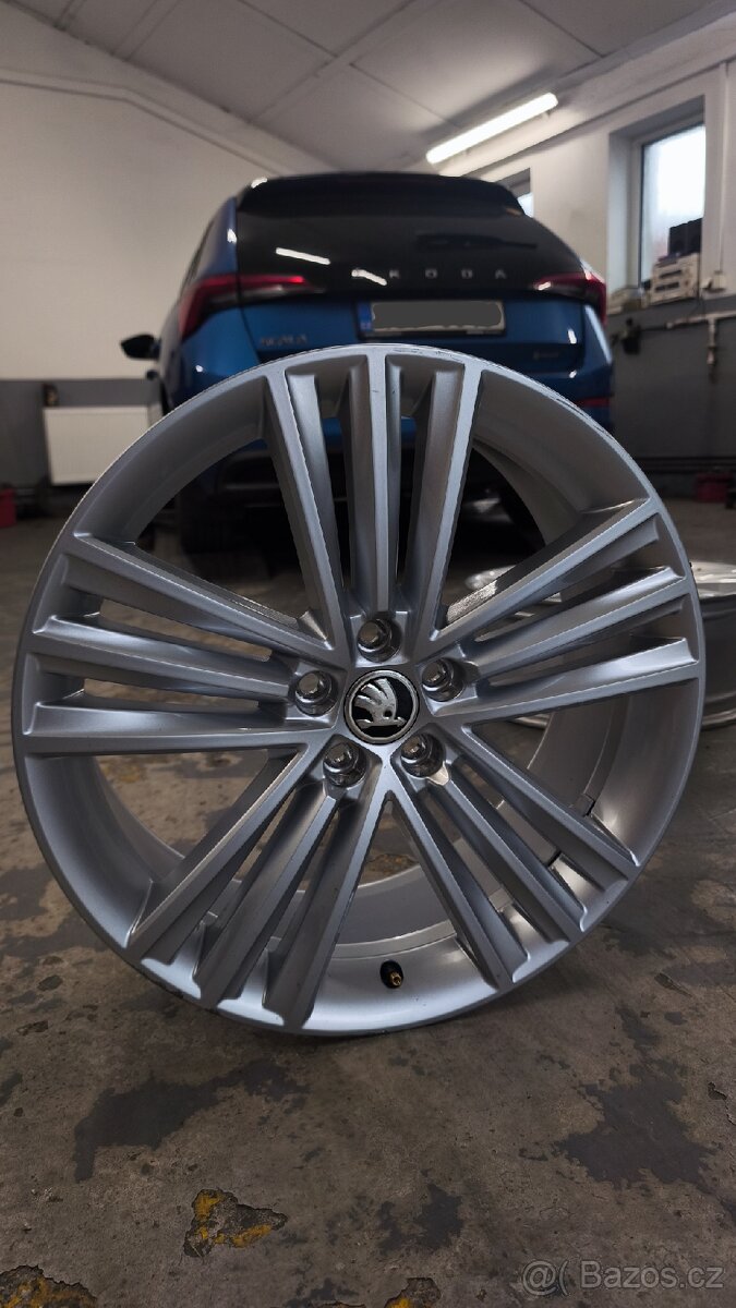 Alu kola/elektrony Škoda SIRIUS 5x100 r18