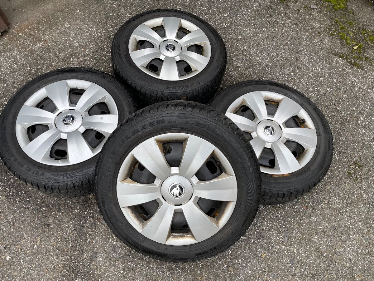 Zimní sada 185/60R15 Škoda Fabia 3 5x100