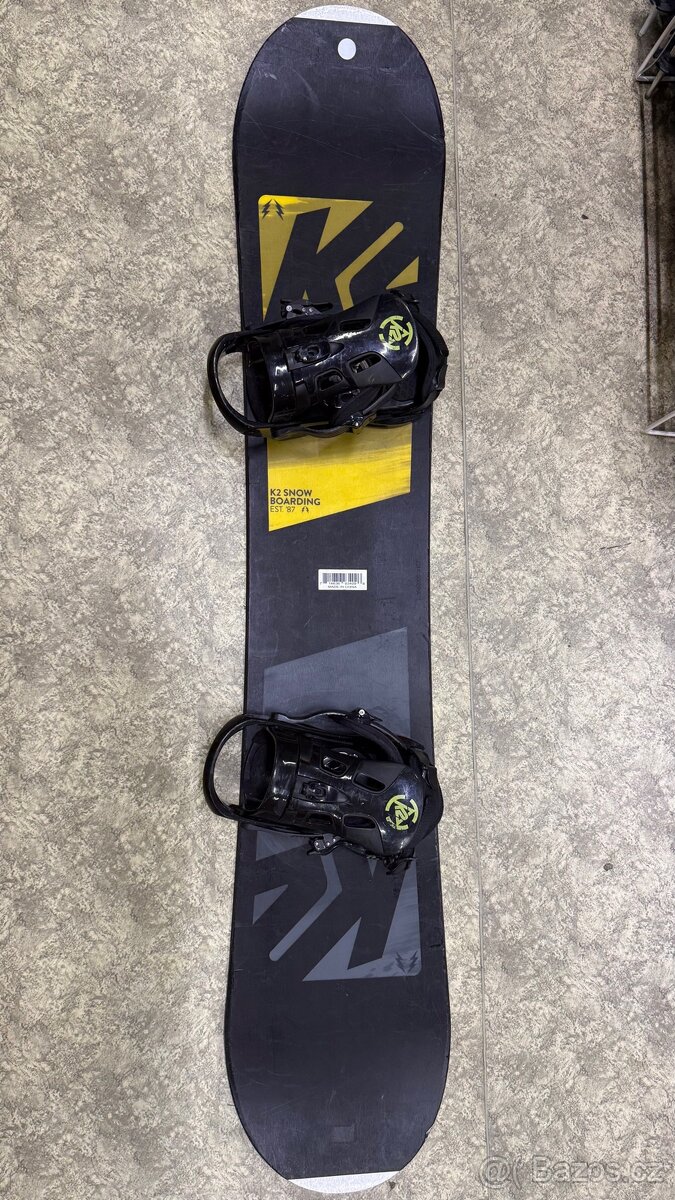 Snowboard K2 157 wide s vázáním K2