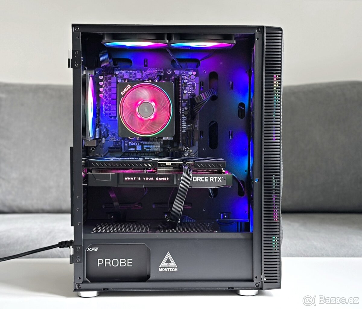 Herní PC AM5 Ryzen 5 8400F, RTX 3060 12GB, RAM 32GB, SSD 1TB