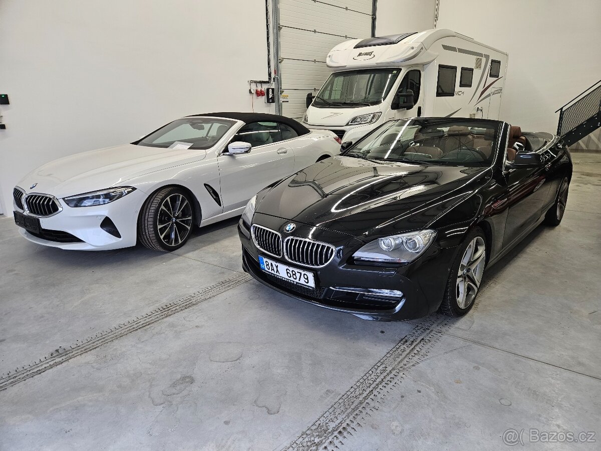 Bmw 640i 235kw Cabrio Hedap,větraná sed.TOP STAV