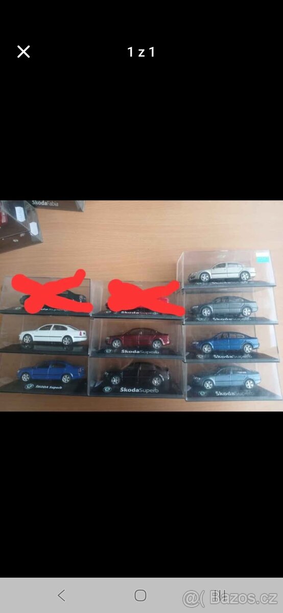 Modely skoda superb 1:43 kaden