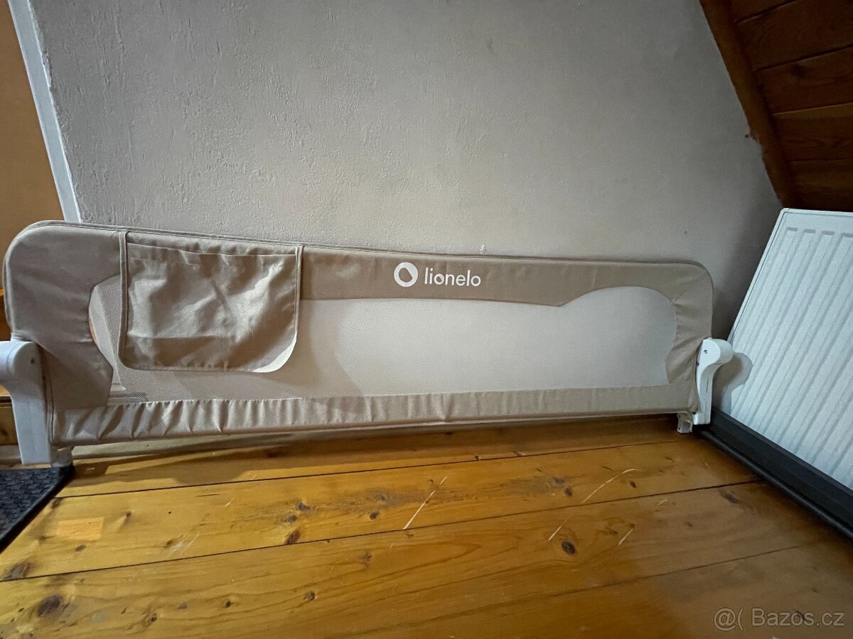 Dětská zábrana na postel -Lionela EVA béžové barvy