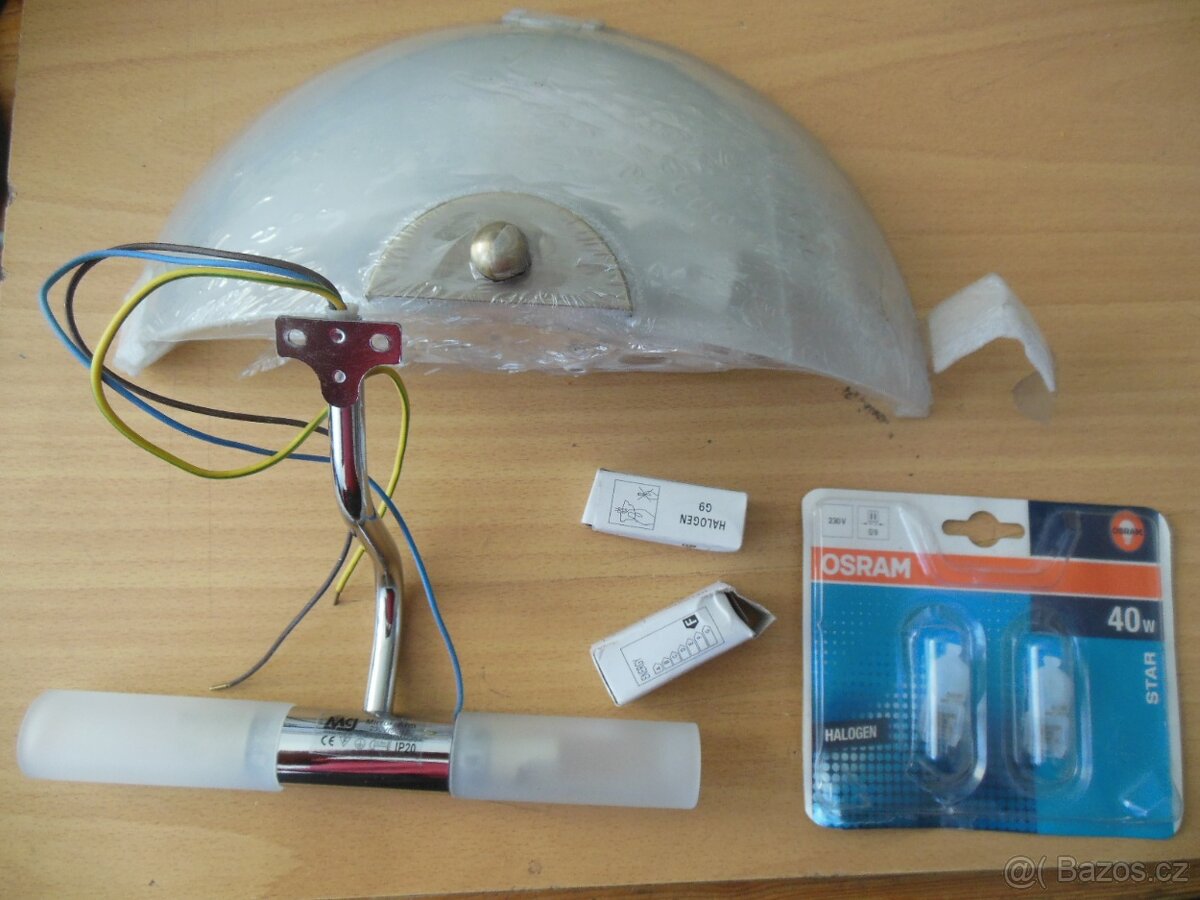 Galerkové - poličkové a nástěnné světlo, halugenové žárovky