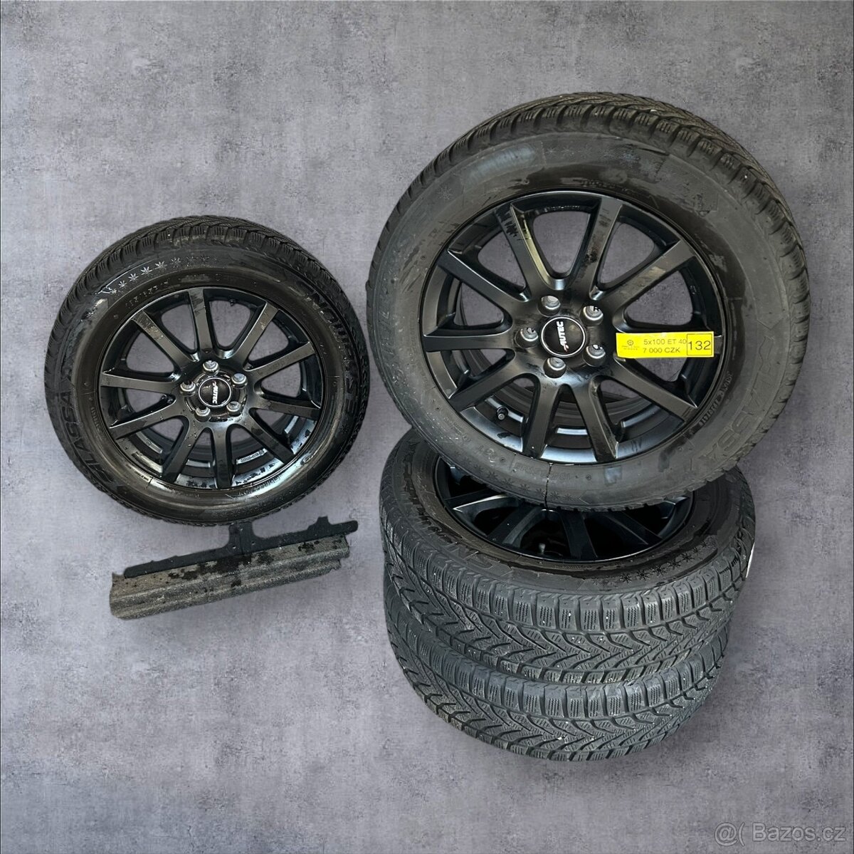 Alu kola Autec 5x100 + zimní 185/65r15