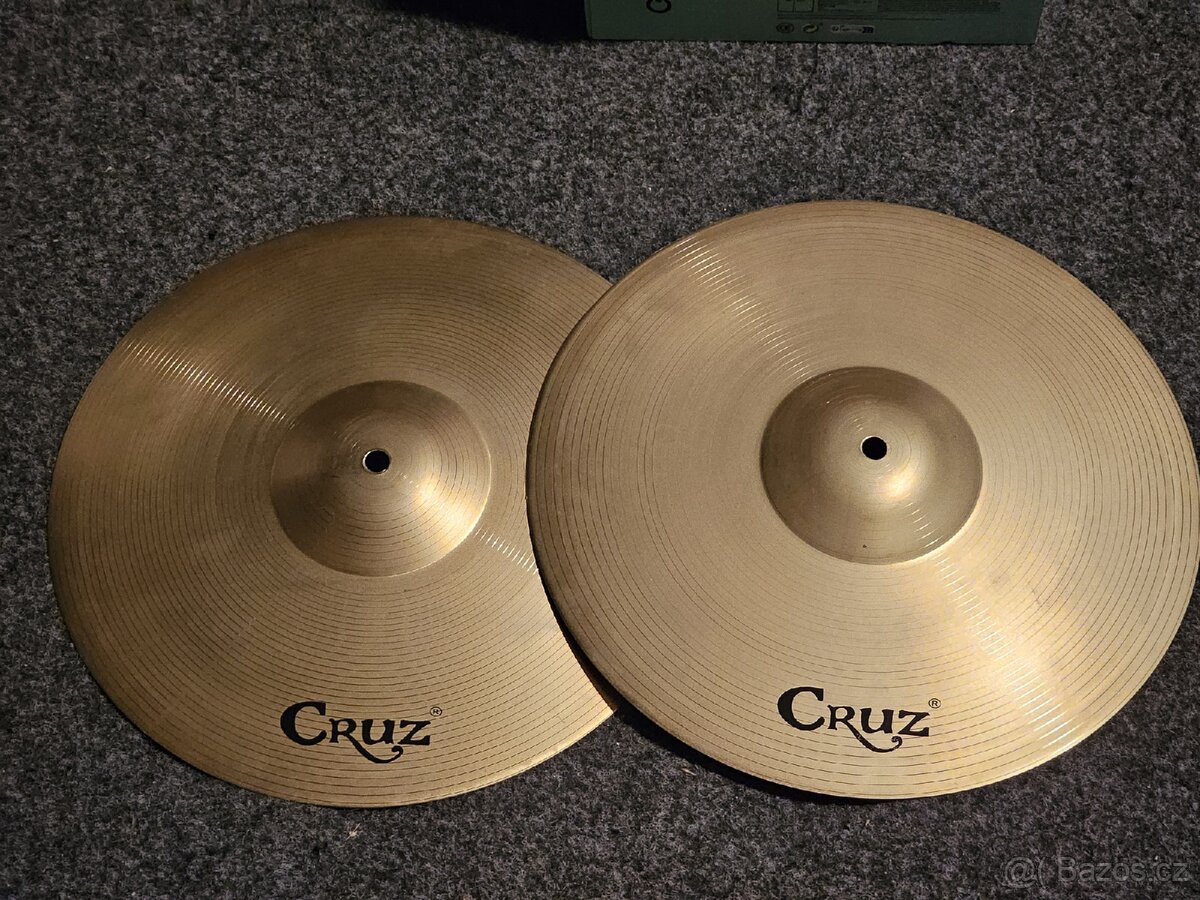 14" hi-hat činely