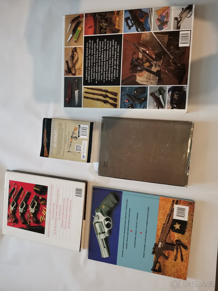 Zbraně, pistole, samopaly atd, knihy