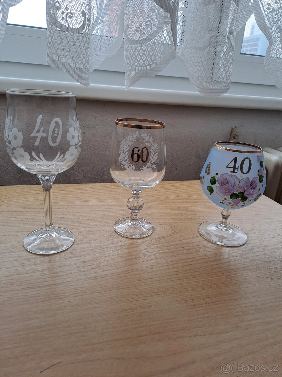 Narozeninové skleničky