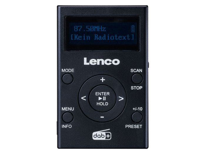Portable DAB radio Lenco, MP3 player
