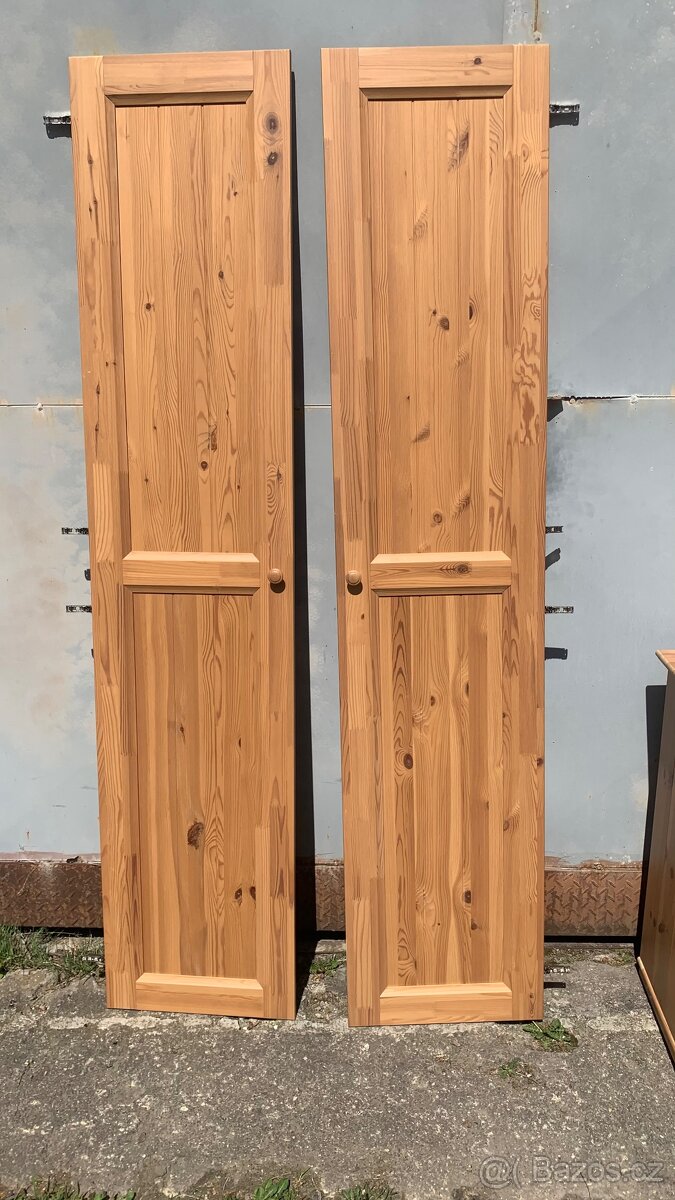 Ikea Hurdal dveře pro skříň Pax - dřevo masiv CENA ZA 1KS