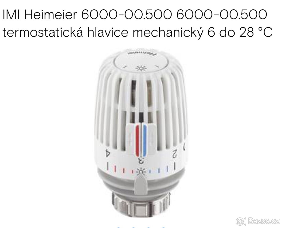 Termostatická Hlavice Mechanická