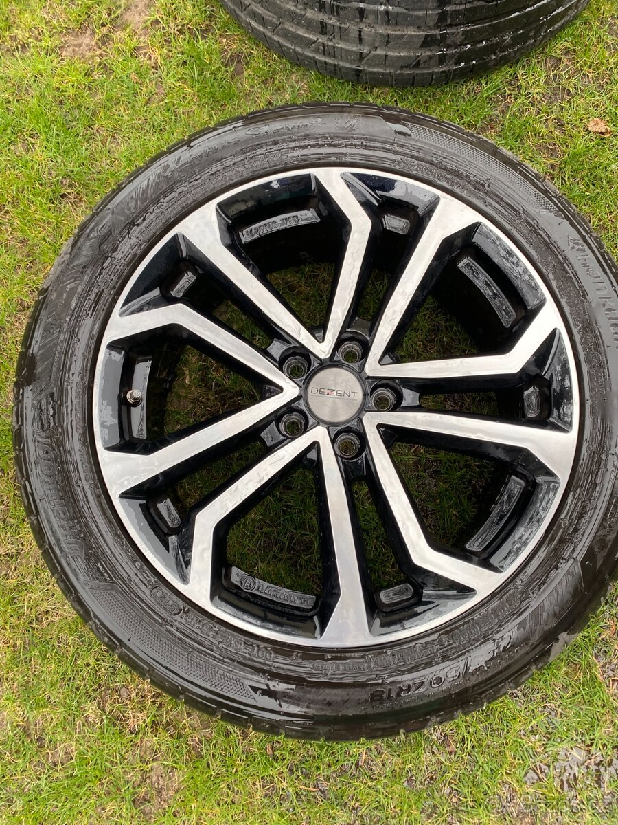 DEZENT TA dark - 7,5x18" 5x108 + pneu 235/50 R18