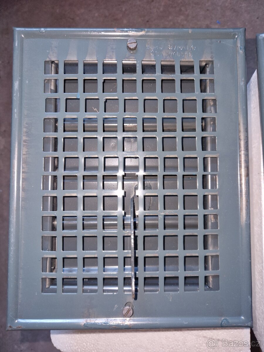 Mřížka s klapkou, 20x15, žaluzie , 2ks