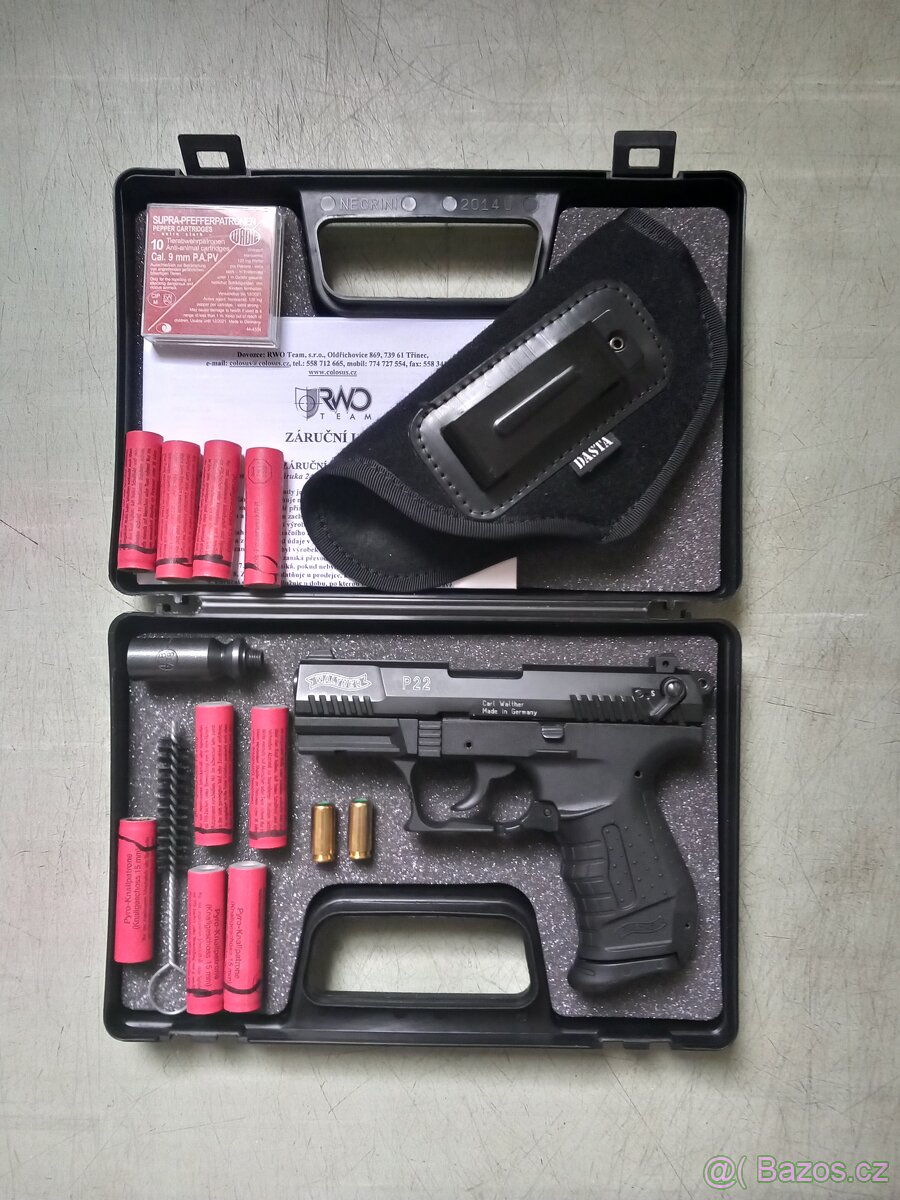 Plynová pistole Umarex Walther P22