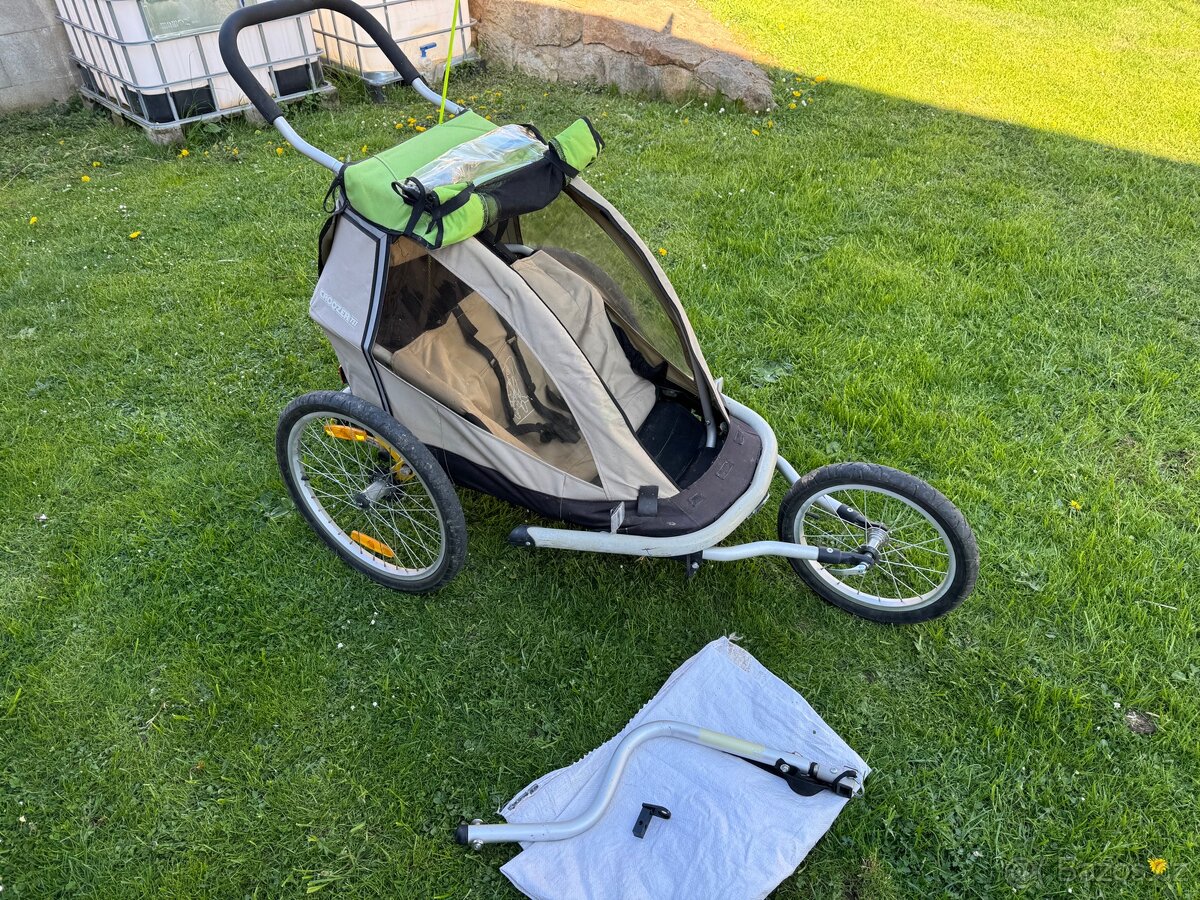 Vozík Croozer pro 1 dítě - kombinace (kolo/chůze)