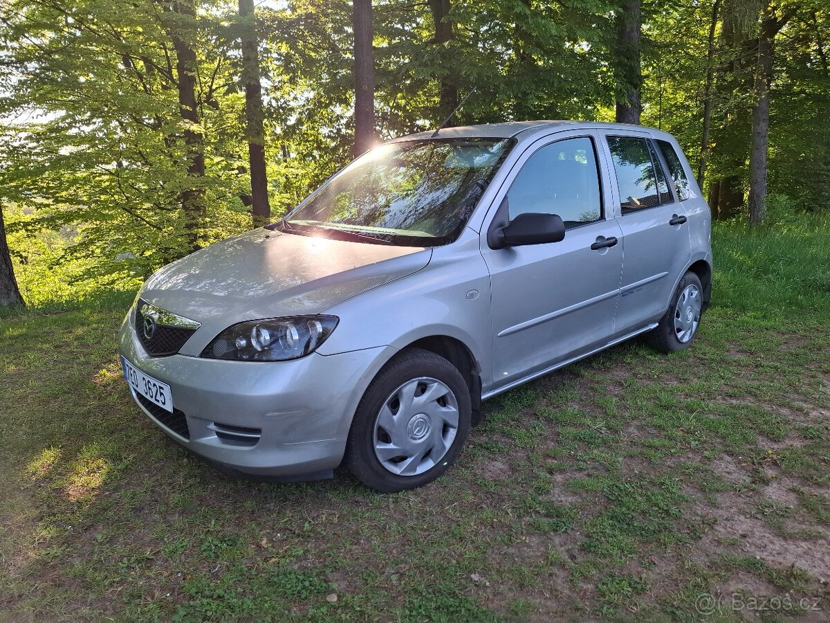 Mazda2 1,25 benzín r.v. 5/2007, 93000km, spolehlivá