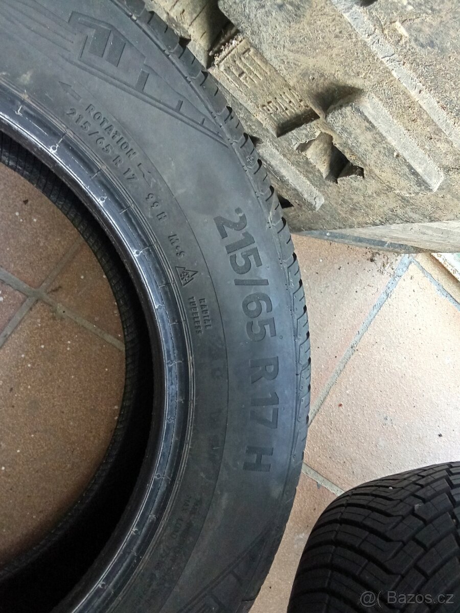 P: Nové celoroční pneu Continental AllSeason 215/65r17