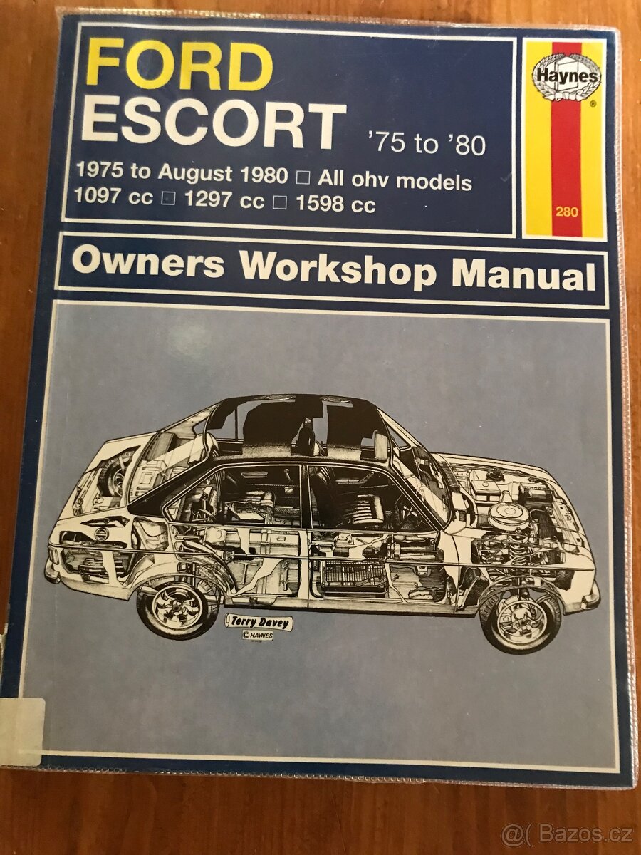 Prodám knížku Ford escort