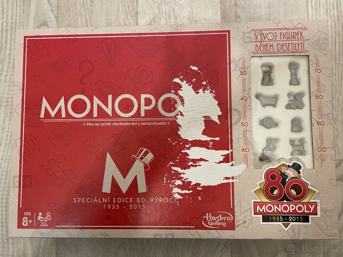 Monopoly speciální edice 80. let výročí, nové