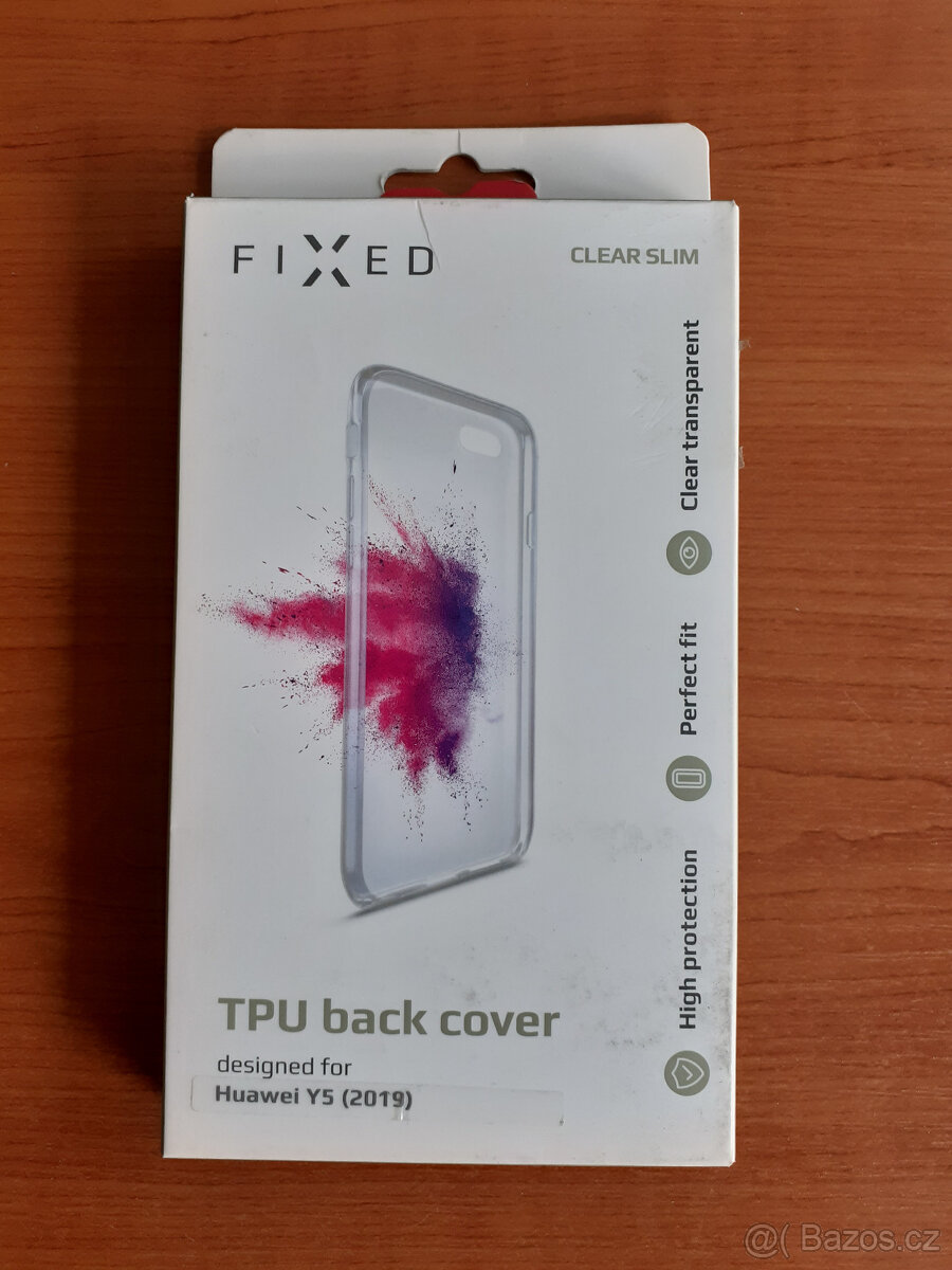NOVÉ FIXED TPU gelové pouzdro pro Huawei Y5 (2019) čirá