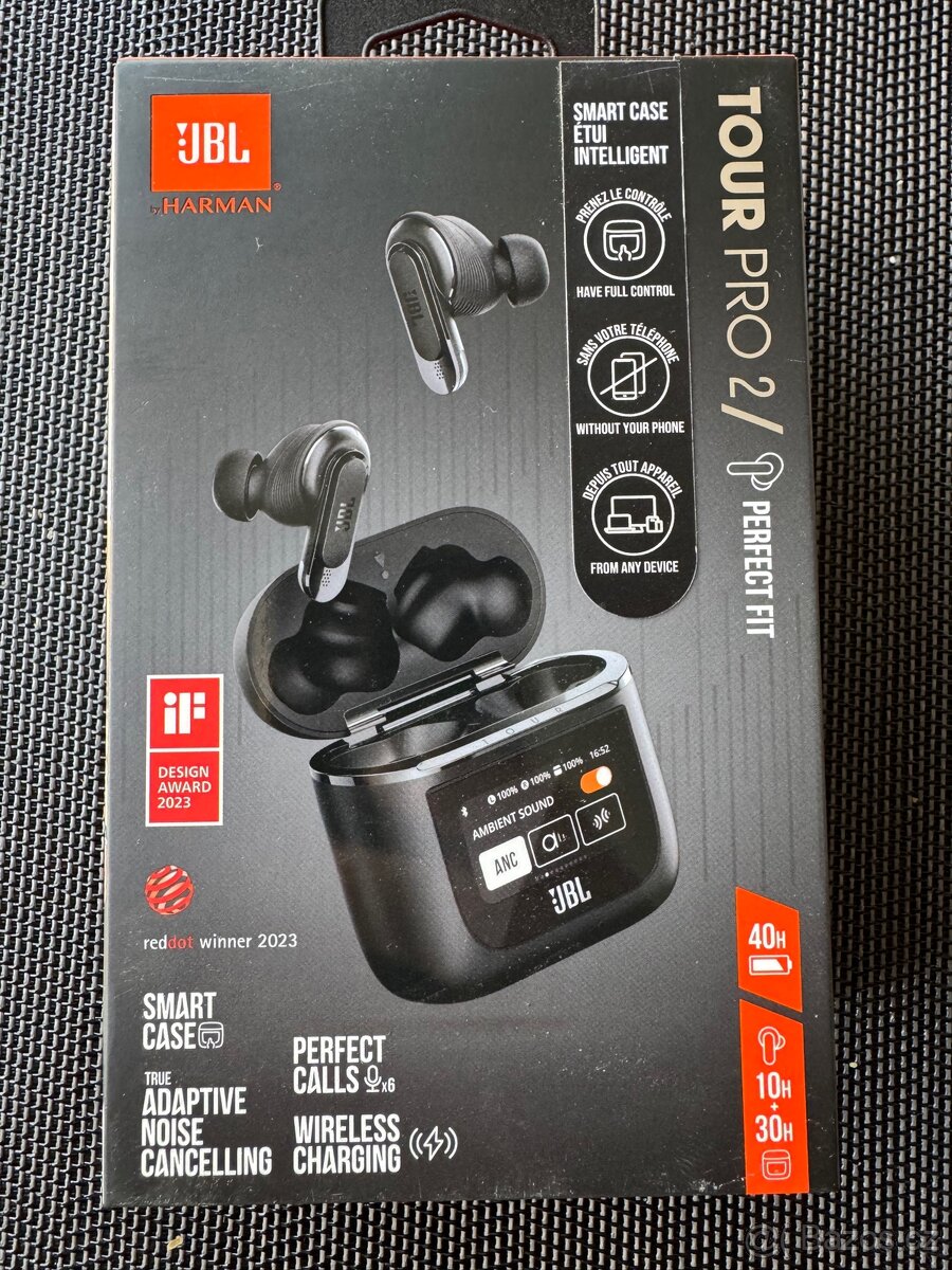 JBL tour pro 2 bezdratova sluchatka