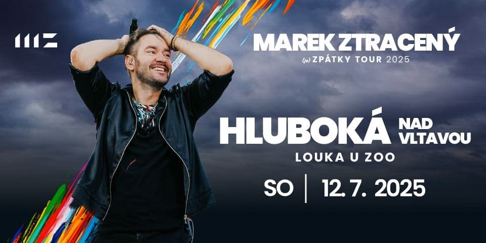 Marek Ztraceny zpátky tour Hluboká nad Vltavou